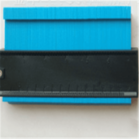 Radial Ruler Contour Gauge Taker Profile Gauge (Color: Light Blue 10inch)